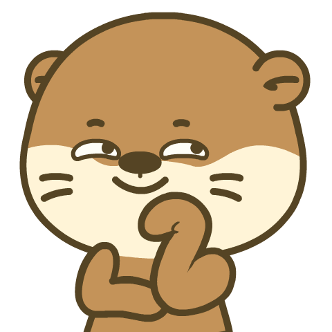 Cute Otter 2 : Pop-up stickers