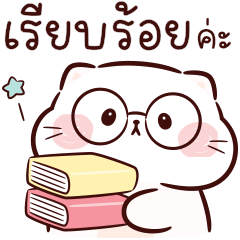 แมวแก้มป่อง : ทำงาน