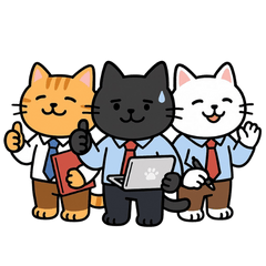 Cat339: Working Cats – LINE stickers | LINE STORE