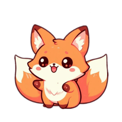 Cute 9-tails fox 4