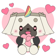 はくもっけん日常スタンプ　イラストver.