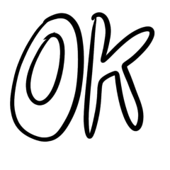 大文字英語スタンプです