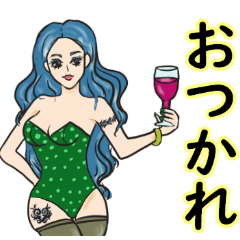 Good-looking women stickers