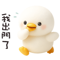 ( - ʚ • ) 胖胖白小鴨我出門了