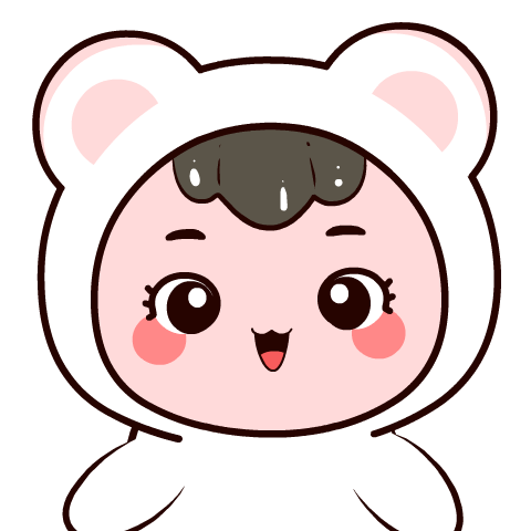 Cospla Bear White : Pop-up stickers