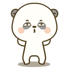 White Panda : Effect stickers