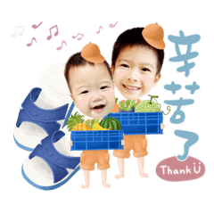 阿鐵阿剴哥倆好 — 台灣囝仔貼圖