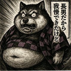 Disgusting but cute Siberian Husky