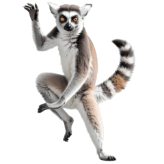 Everyday Life of Ring-tailed Lemur