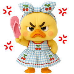 เจ้าเป็ดหน้าบูดชุดหวานแหวว 04