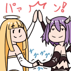 Friend Angel and Devil