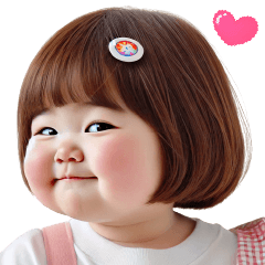 Chubby Girl Funny face128(BIG) NoText