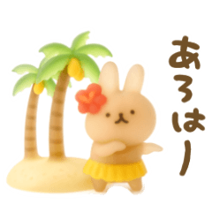 夏っぽいしょぼいスタンプ