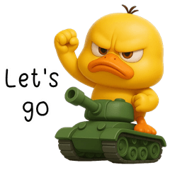 Cheeky yellow Duck (ENG)