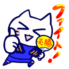 A cat supporting a soccer team