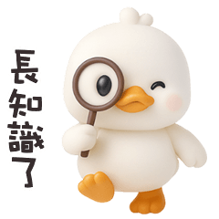 ( - ʚ • ) 胖胖白小鴨長知識了