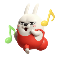 Moving 3D rub rabbit4