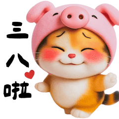 肥豬貓好三八