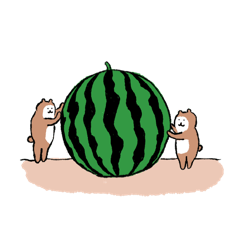 ぶぶちよスタンプ　夏