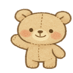 The cute bear's daily