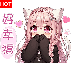 Pink Girl 粉色系貓娘語錄♡實用聊天日常03