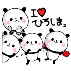 HIROSHIMA PANDA sticker