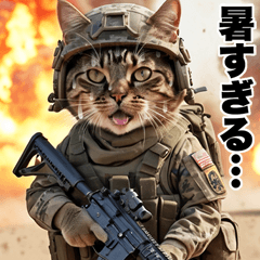 Cat Army  Midsummer Sticker