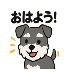 Cute Miniature Schnauzer's Daily Life