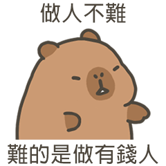 卡比巴拉肥水豚做人不難