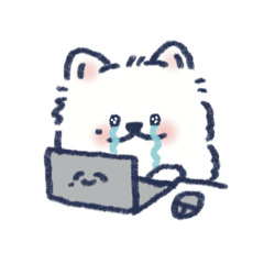 Birthday Samoyed (Work Hard Ver.)