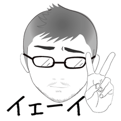 bearded man with glasses