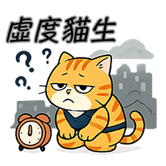 Lazy Orange Cat's No-Work Day!