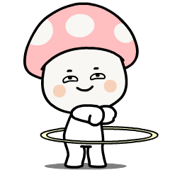 Pink Mushroom 2 : Animated