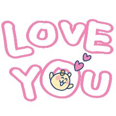 ハムちゃろのスタンプ でか文字