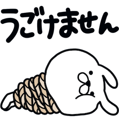 Pretty rabbit Sticker 12