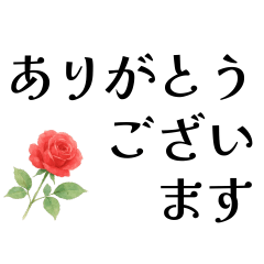 Polite Words & Flowers Large Text2