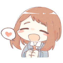 Toga-chan and Ochako-chan's stamps