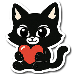 Black Cat Belix like Felix