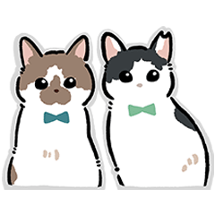 ささみとホルンのイラストスタンプ