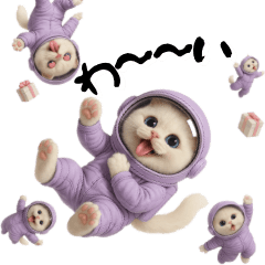 毎日使える！宇宙ねこ