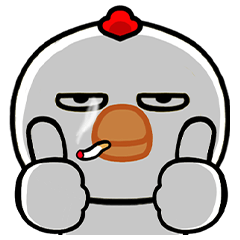 I see, chicken (no lines)