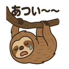 Lazy Sloth: Summer & Everyday Stickers