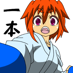 One point! Karate girl