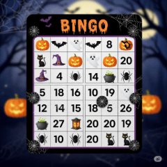 萬聖節賓果樂！