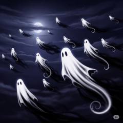 Halloween Ghost Parade!