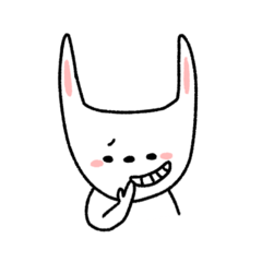 ゆるゆるウサギさんスタンプ