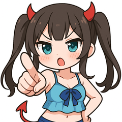 Cheeky Cute Little Devil