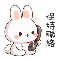 (=´x`=) 白兔兔保持聯絡