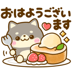 暑い夏に甘ーいスイーツ♡豆柴日和