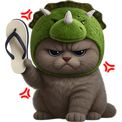 ❤️แมวเทา ไดโนเขียว!❤️